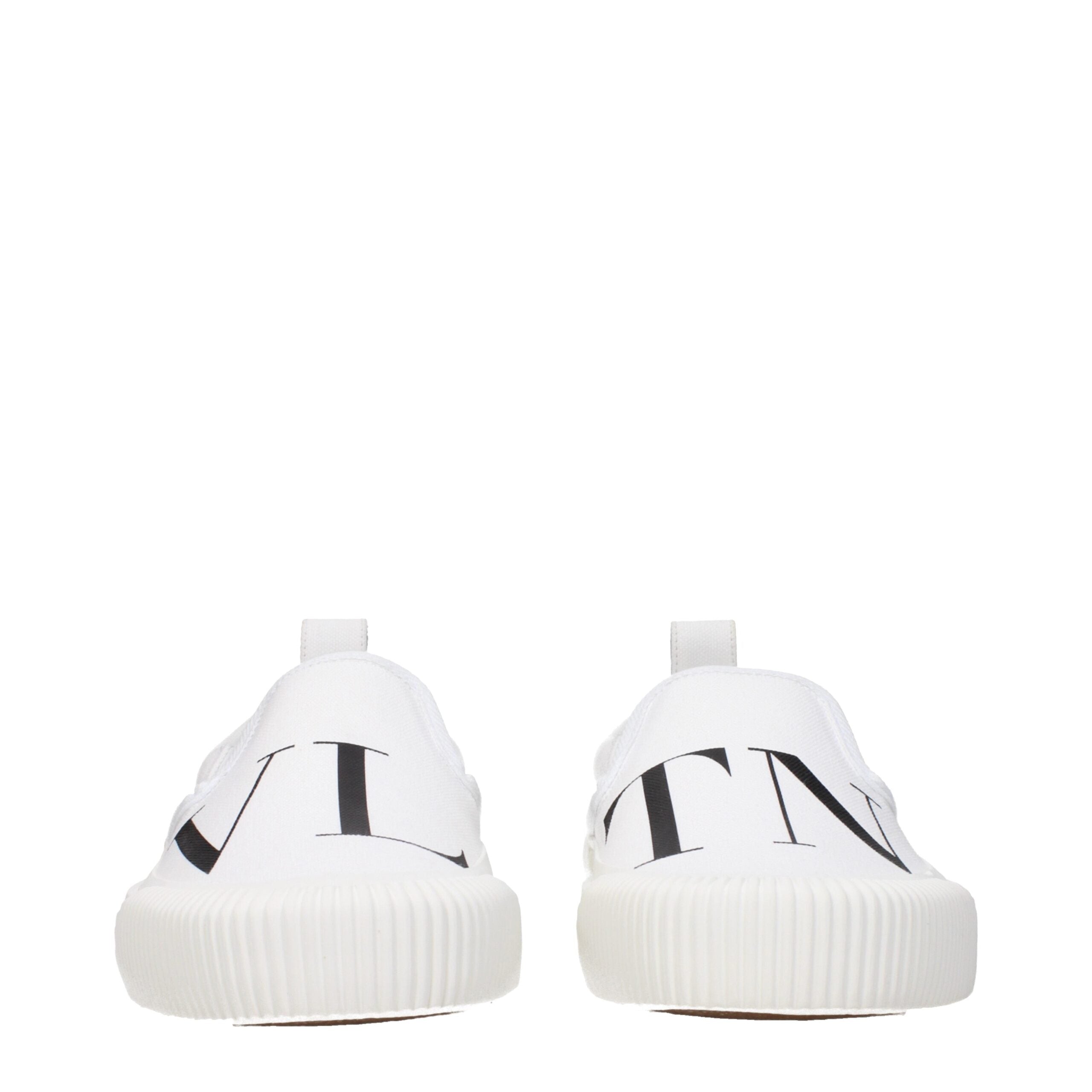 Valentino Garavani Weiße Loafer aus Stoff zum Hineinschlüpfen-3