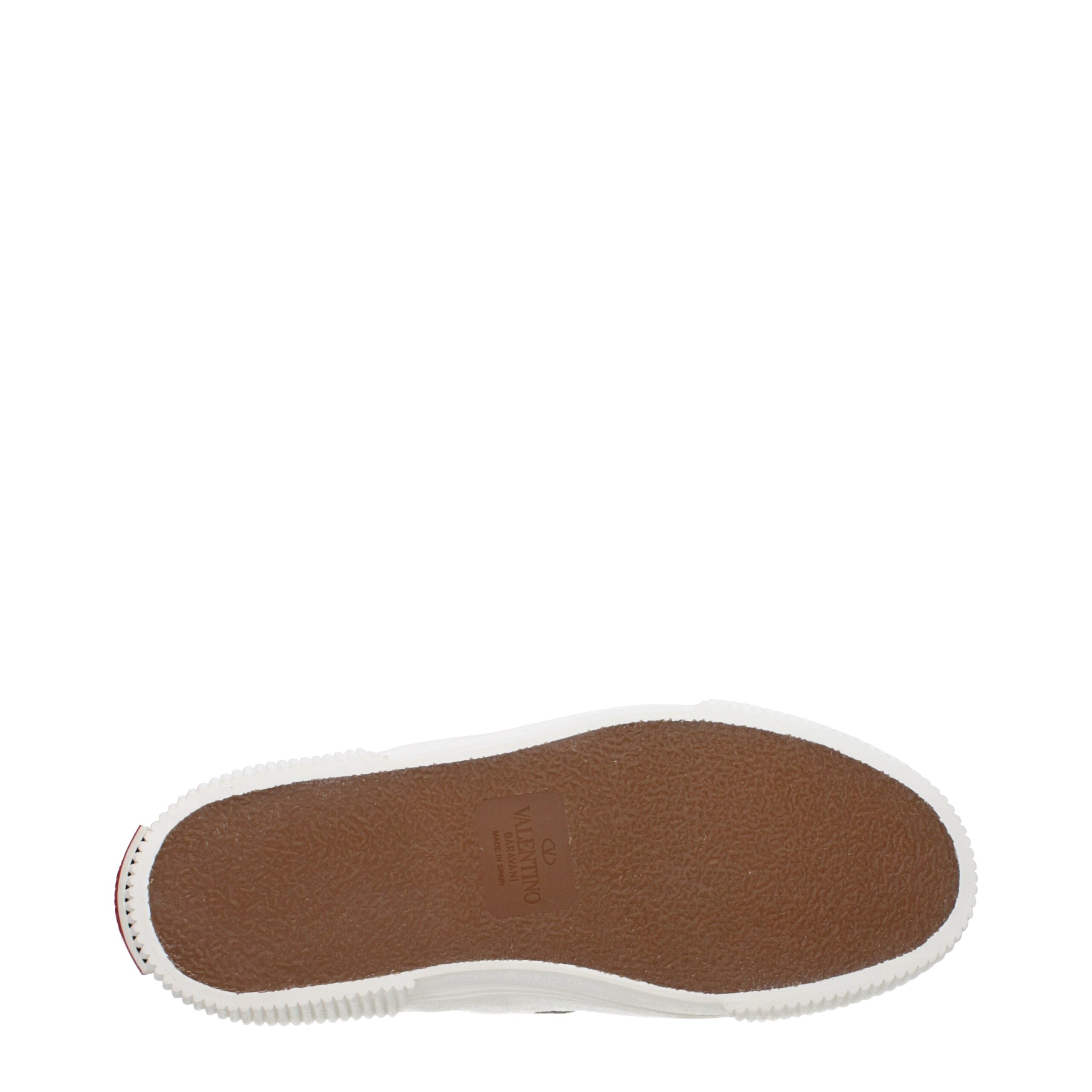 Valentino Garavani White Slip-On Leather Loafers-5