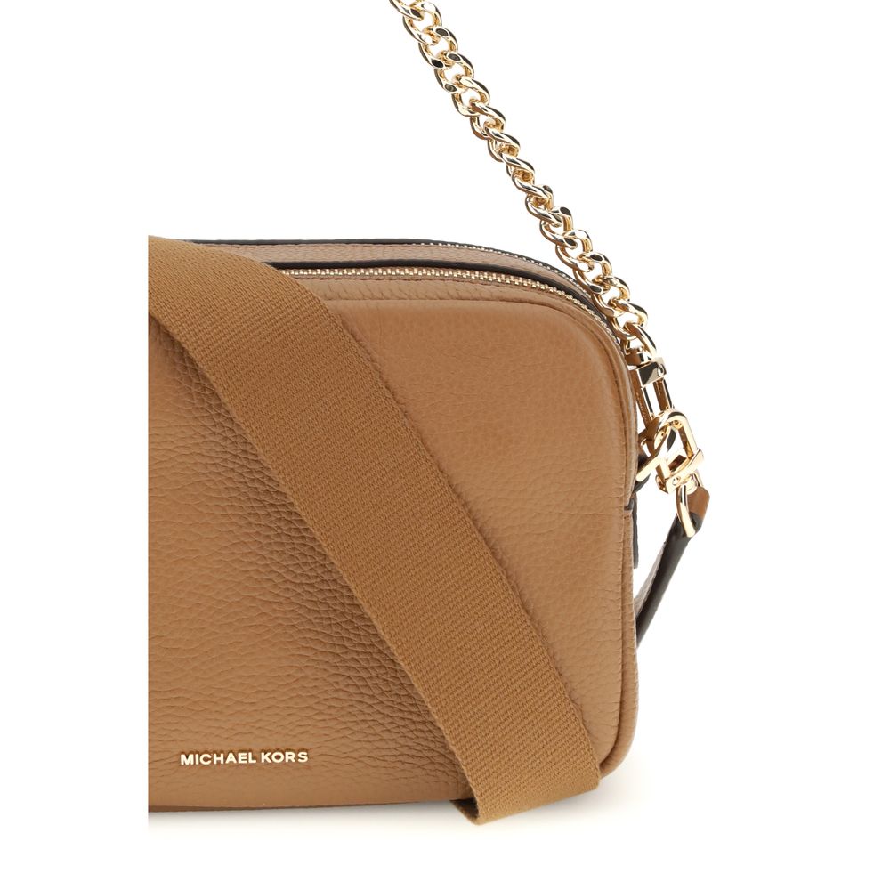 Michael Kors Brown Calfskin Bos Taurus Shoulder Bag-4