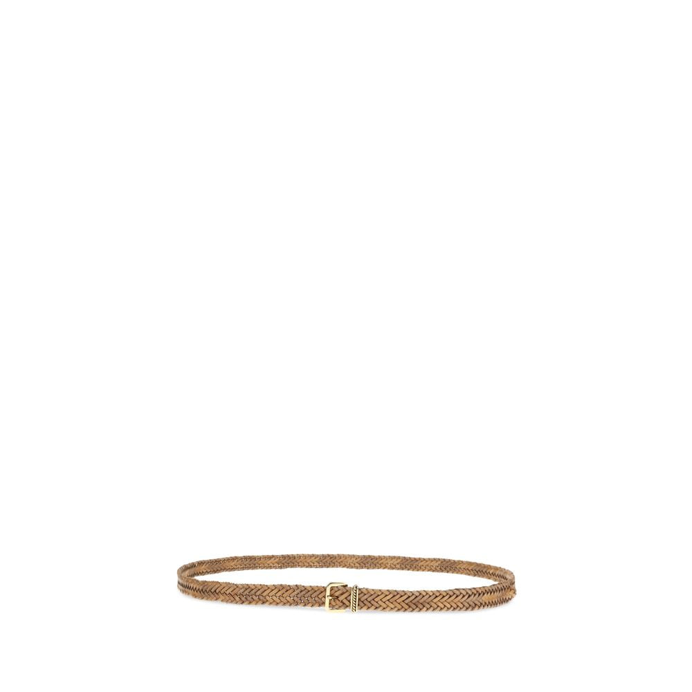 Etro Beige Calfskin Bos Taurus Regular Belt-2