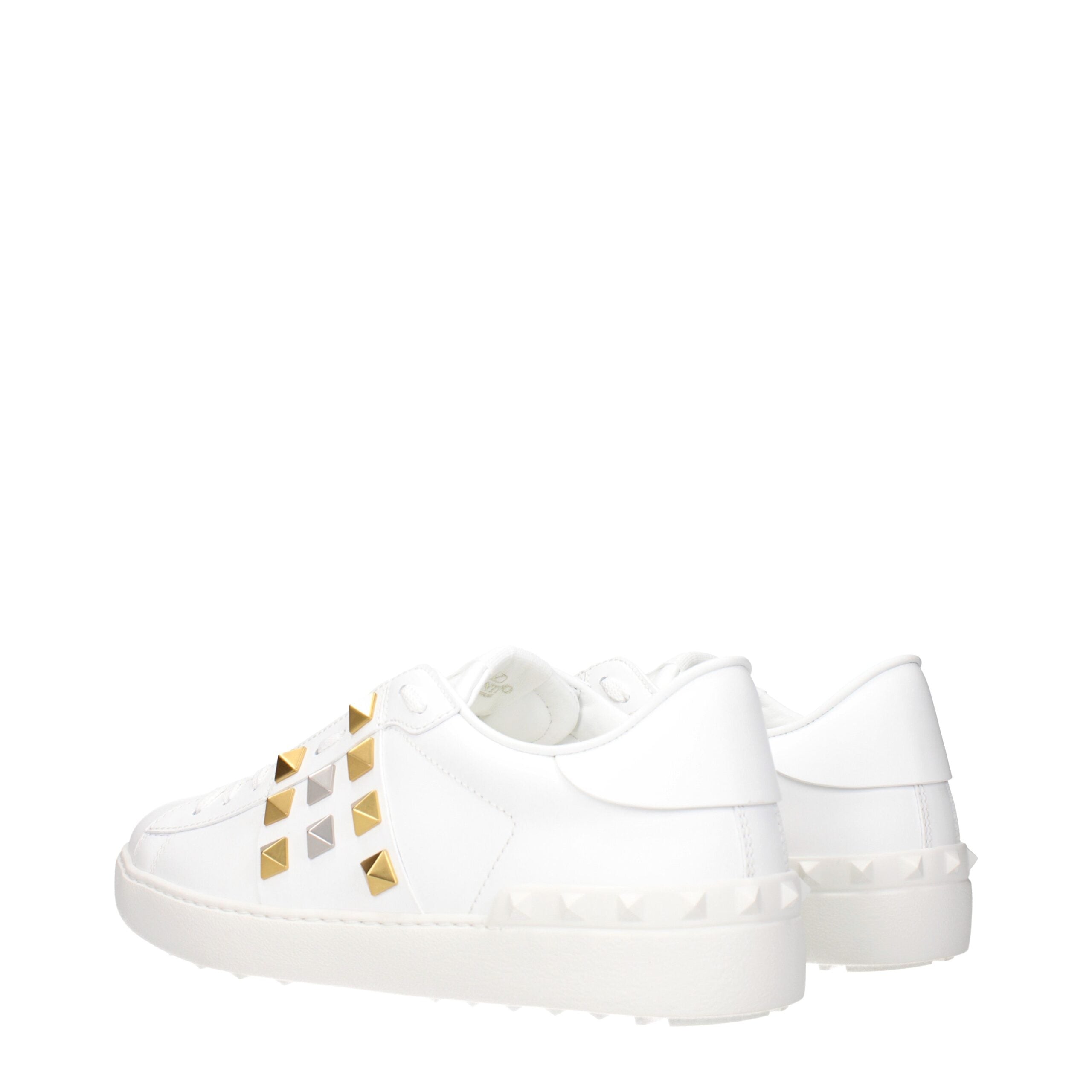 Valentino Garavani Weiße Low-Top-Sneaker aus Leder-4