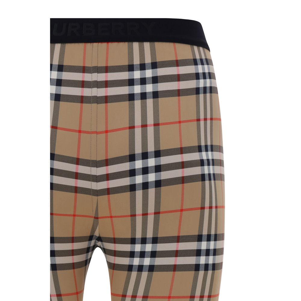 Burberry Braune Polyamid-Leggings-3
