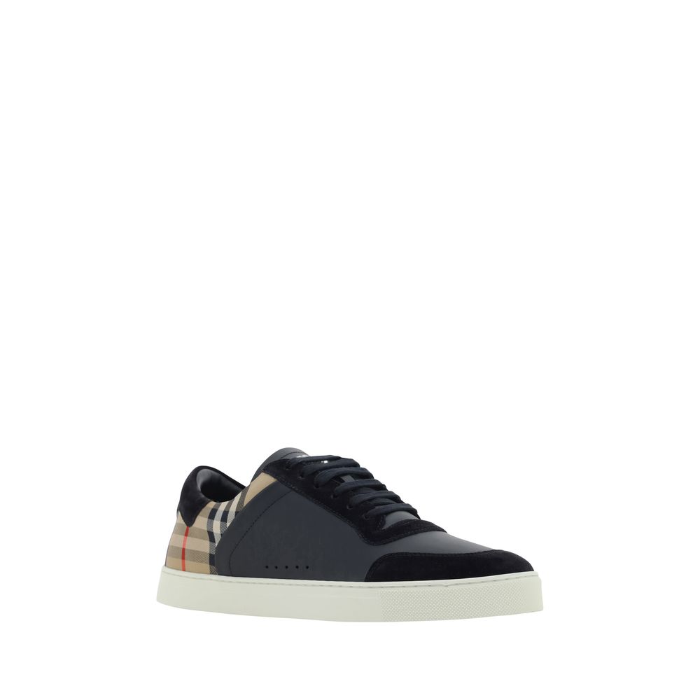 Burberry Multicolor Calf Leather Bos Taurus Low Top Sneakers-2