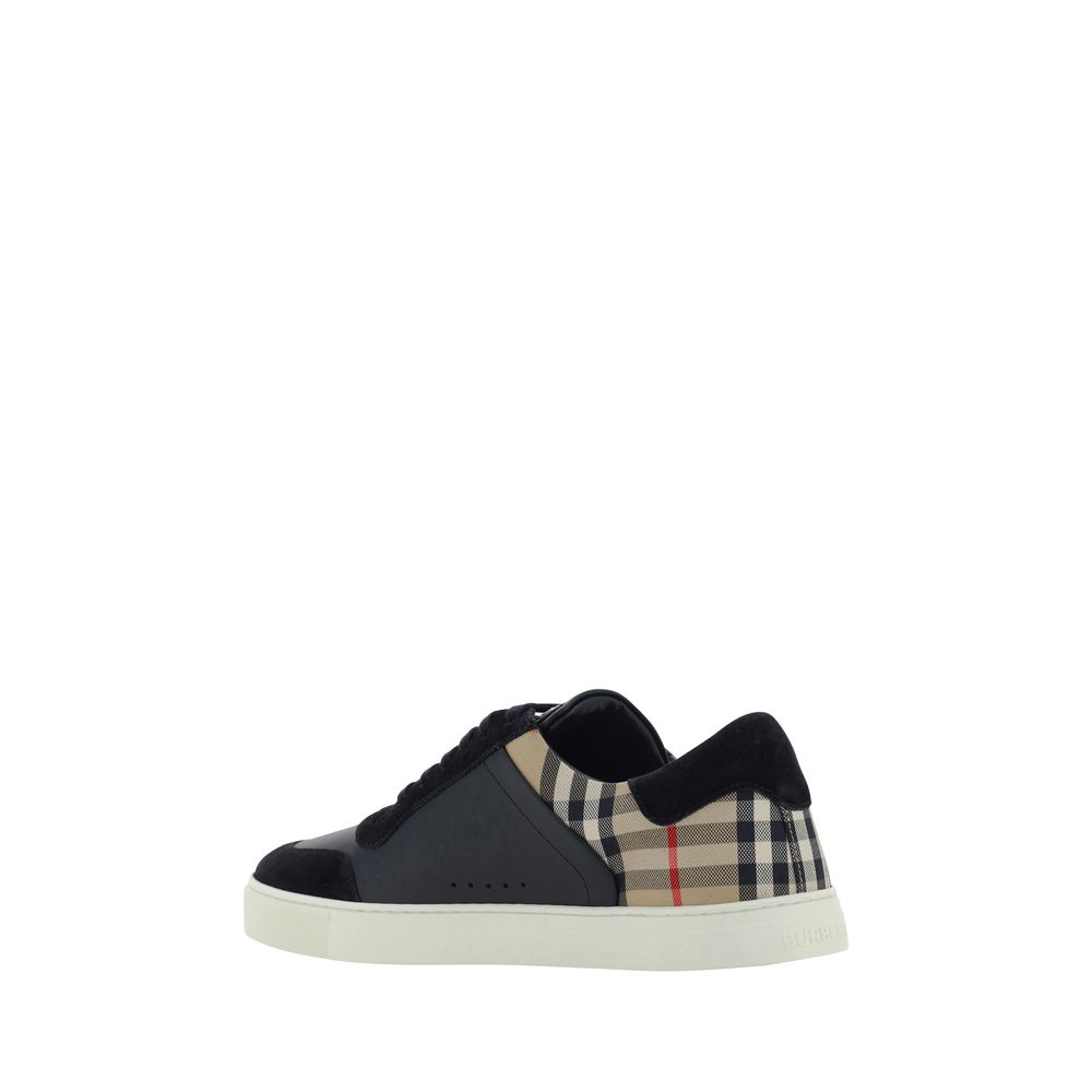 Burberry Multicolor Calf Leather Bos Taurus Low Top Sneakers-3
