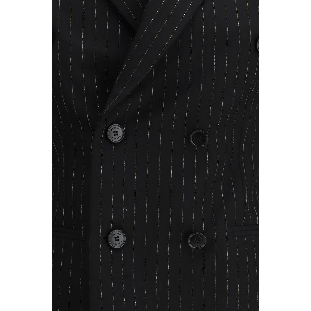 Alexander McQueen Black Wool Blazer-3