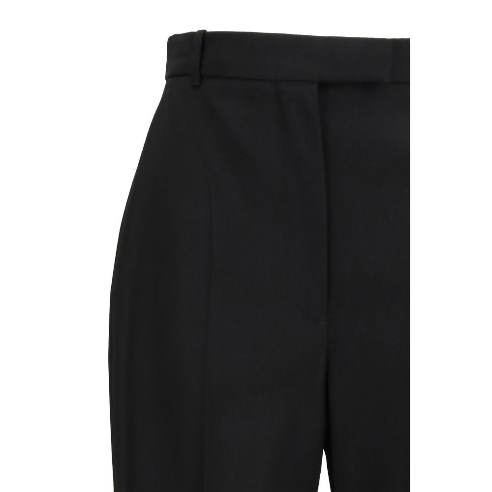Alexander McQueen Black Cotton Tailored Trousers-3