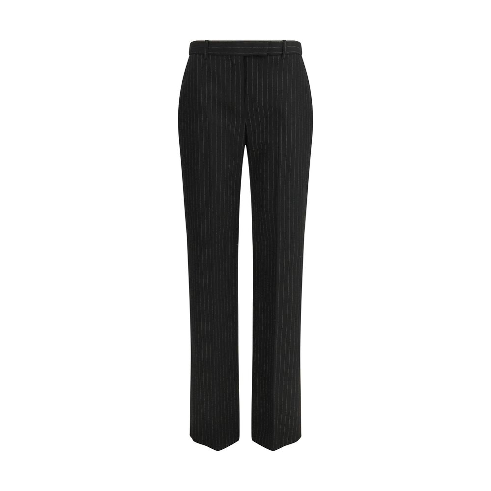 Alexander McQueen Black Wool Suit Trousers