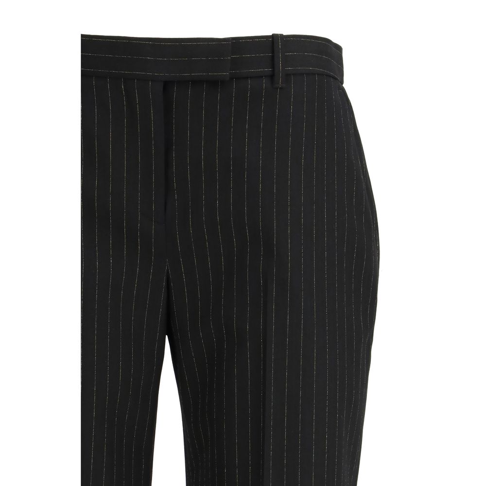 Alexander McQueen Black Wool Suit Trousers-3