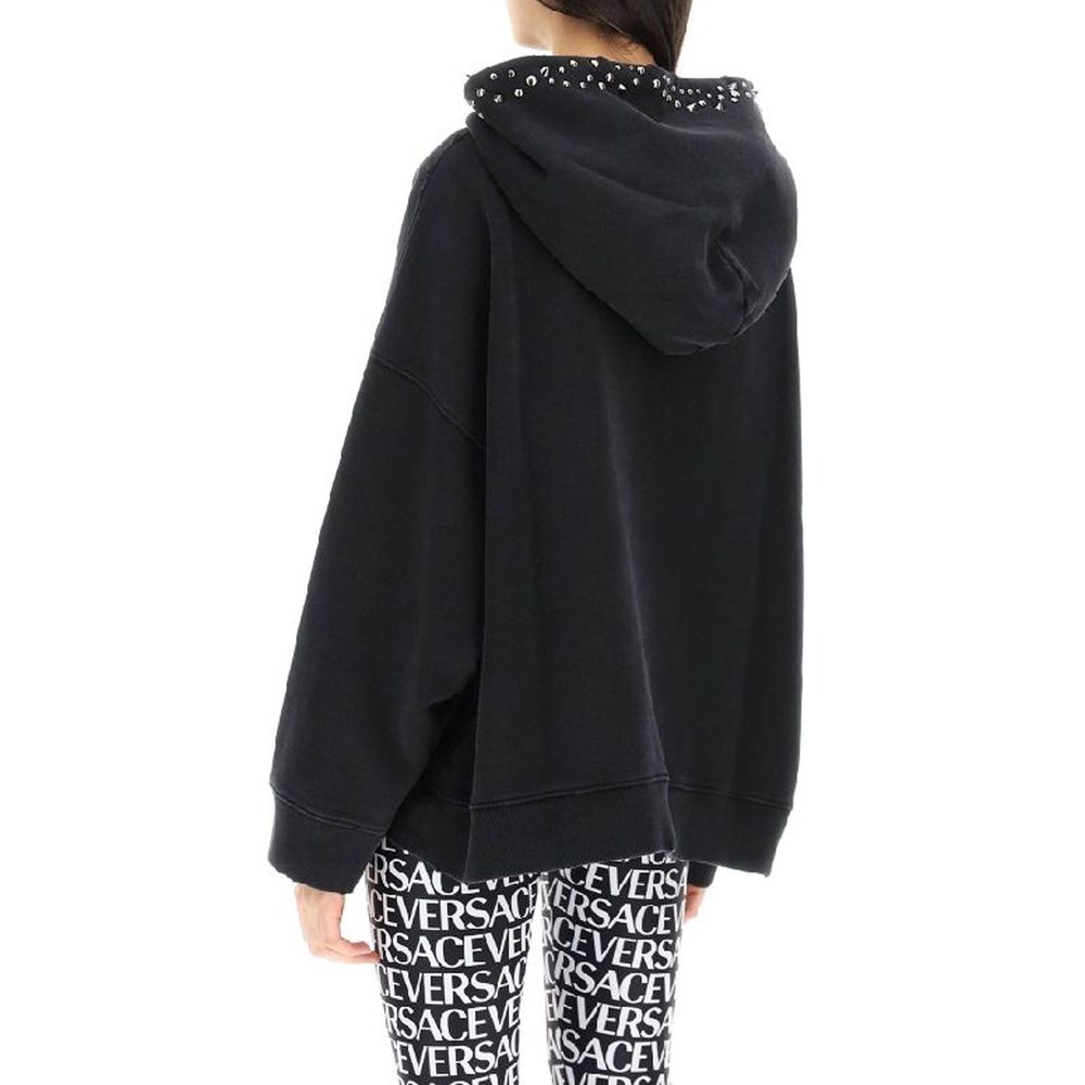 Versace Black Cotton Sweatshirt-3