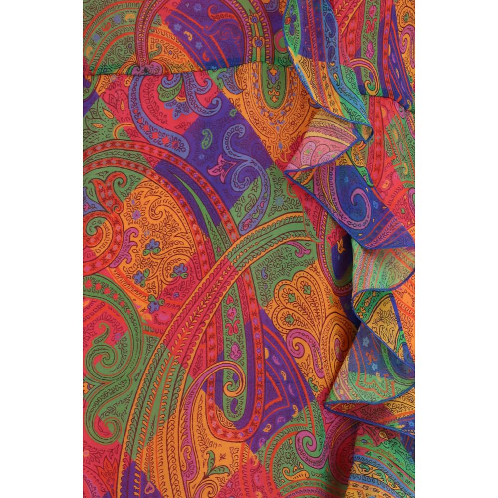 Etro Multicolor Silk Casual Dress-3