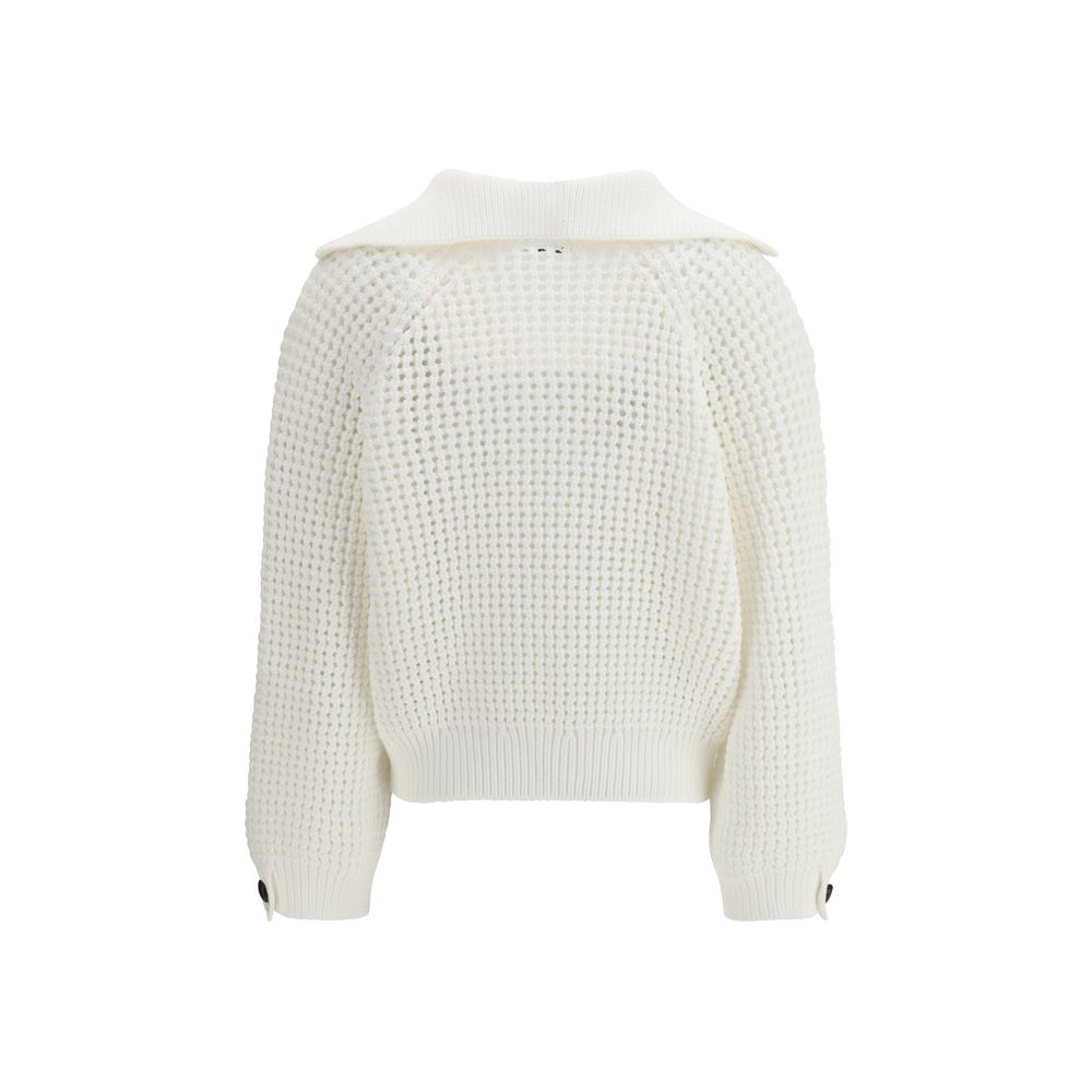 Brunello Cucinelli White Cotton Sweatshirt-2
