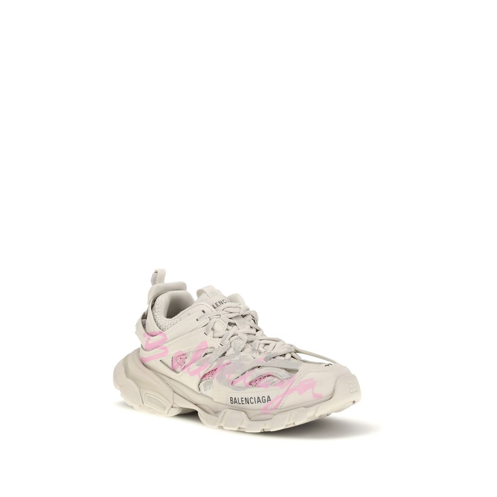 Balenciaga Beige Polyester Athletic Sneakers-2