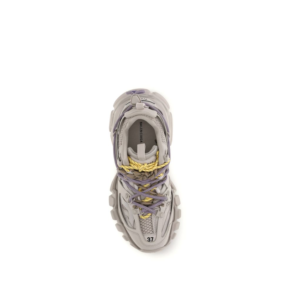 Balenciaga grey polyester sports shoes-4
