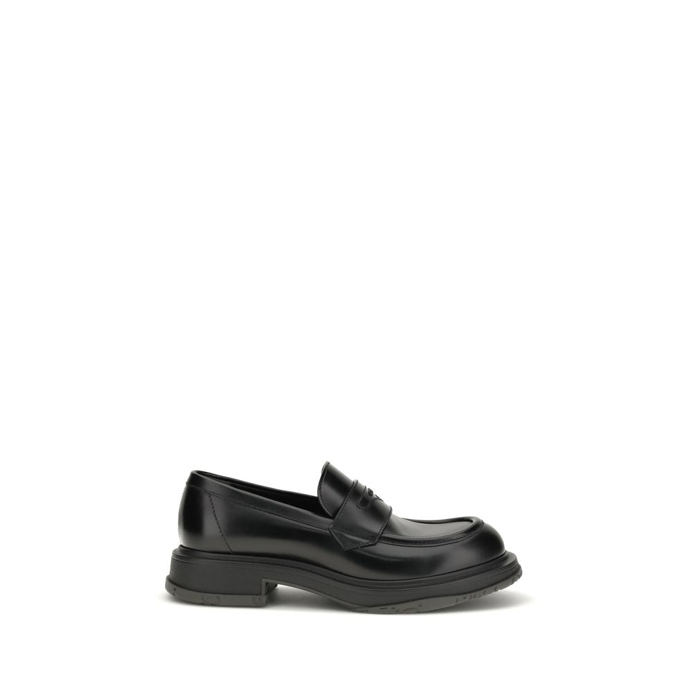 Gucci Schwarze "Bos Taurus" Kalbsleder Loafer zum Hineinschlüpfen-1