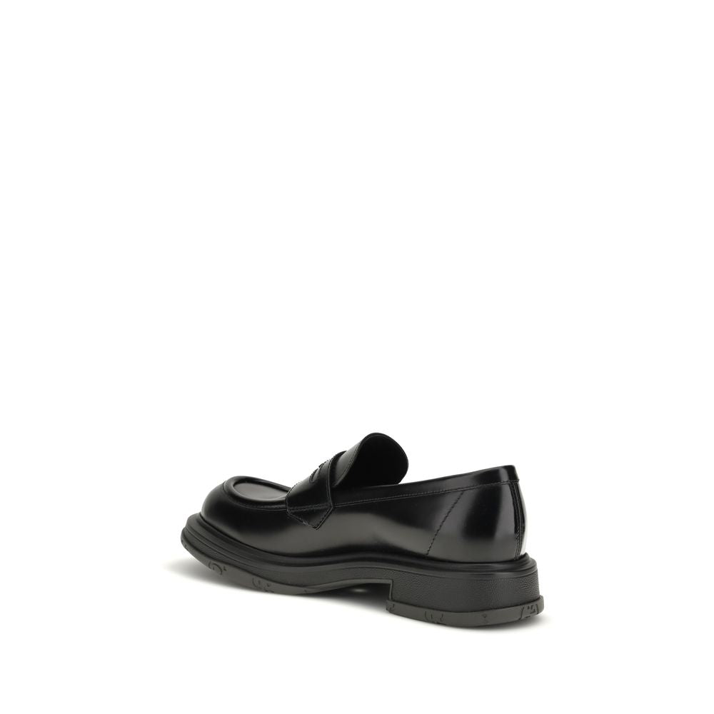 Gucci Schwarze "Bos Taurus" Kalbsleder Loafer zum Hineinschlüpfen-3