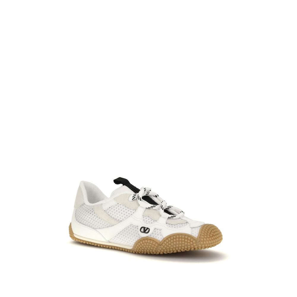 Valentino Garavani White Polyamide Sneakers-2