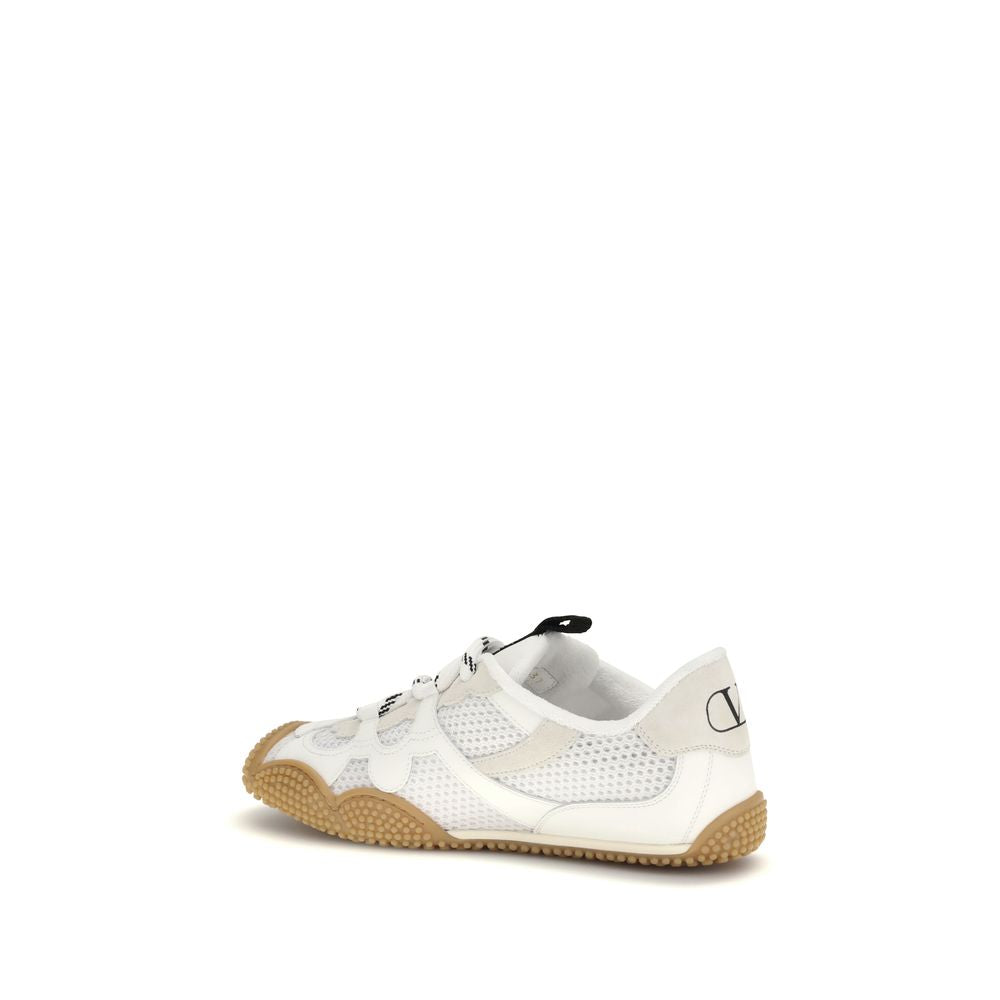 Valentino Garavani White Polyamide Sneakers-3