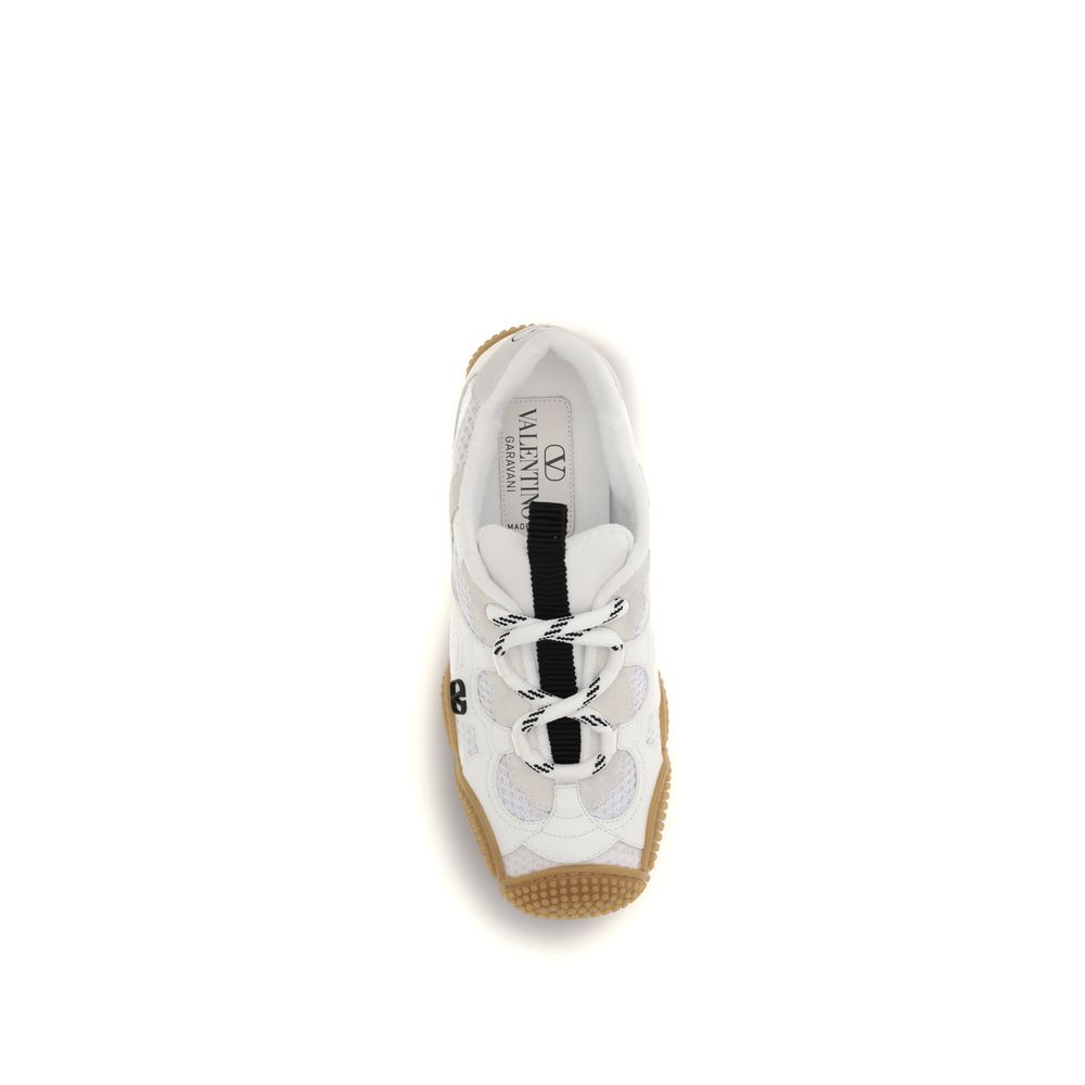 Valentino Garavani White Polyamide Sneakers-4