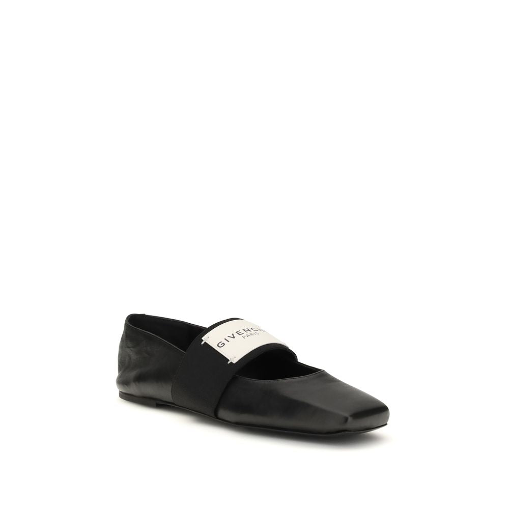 Givenchy Black Lambskin Ballerinas Ovis Aries Aries-2