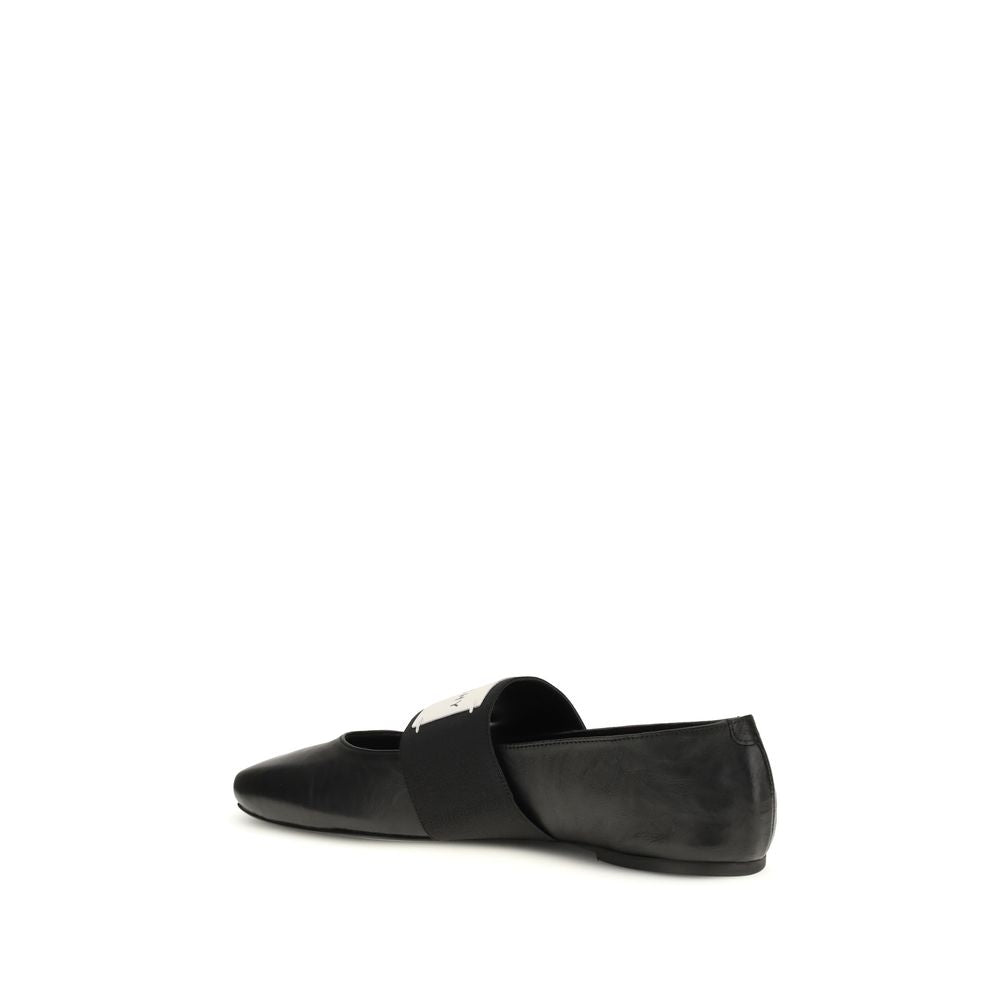Givenchy Black Lambskin Ballerinas Ovis Aries Aries-3