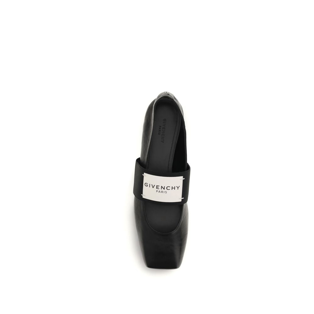 Givenchy Black Lambskin Ballerinas Ovis Aries Aries-4