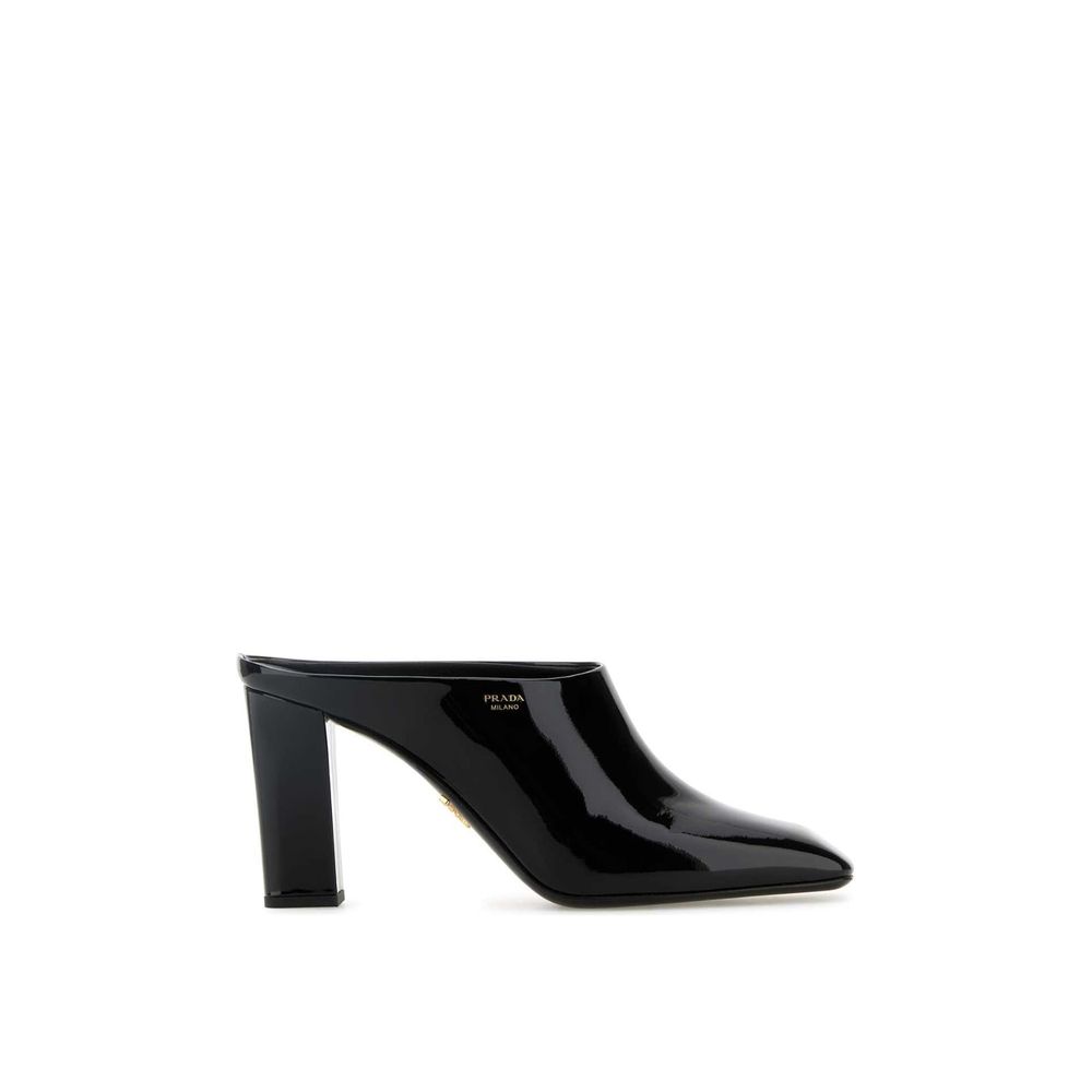 Prada Schwarze Mules aus Kalbsleder-1