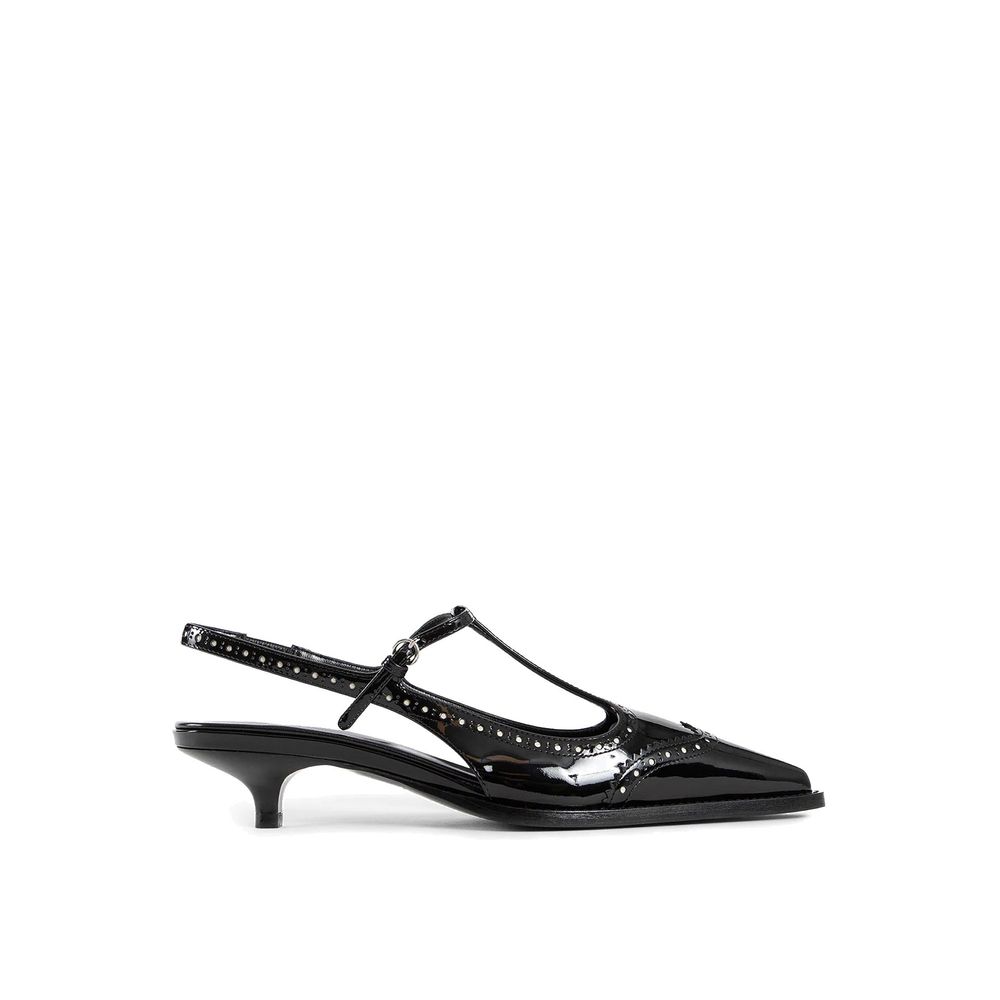 Miu Miu black calfskin pumps with a medium heel-1