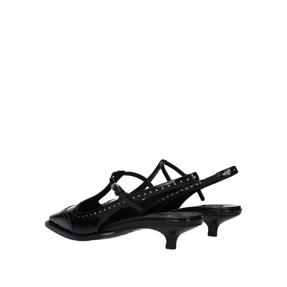 Miu Miu black calfskin pumps with a medium heel-3