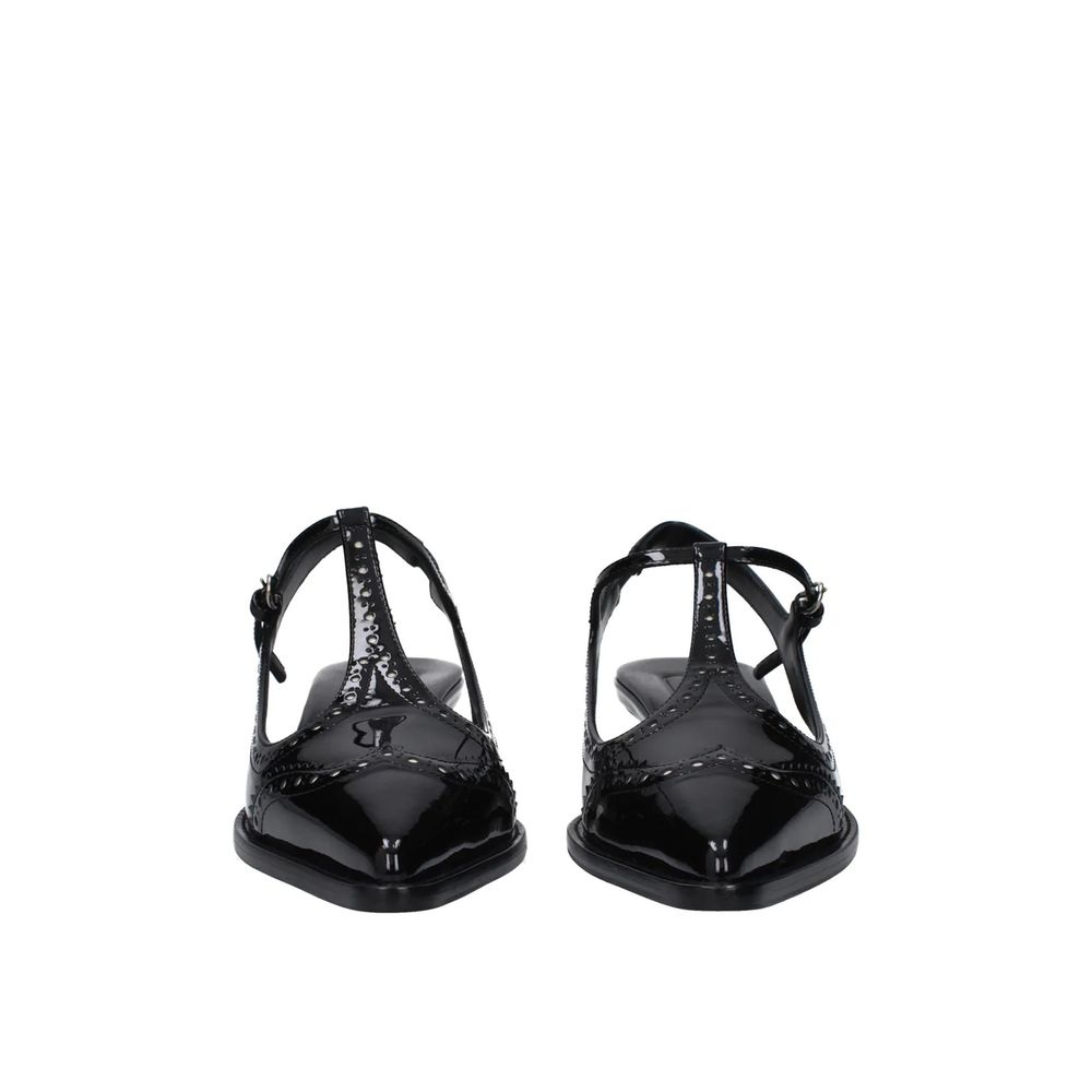 Miu Miu black calfskin pumps with a medium heel-4