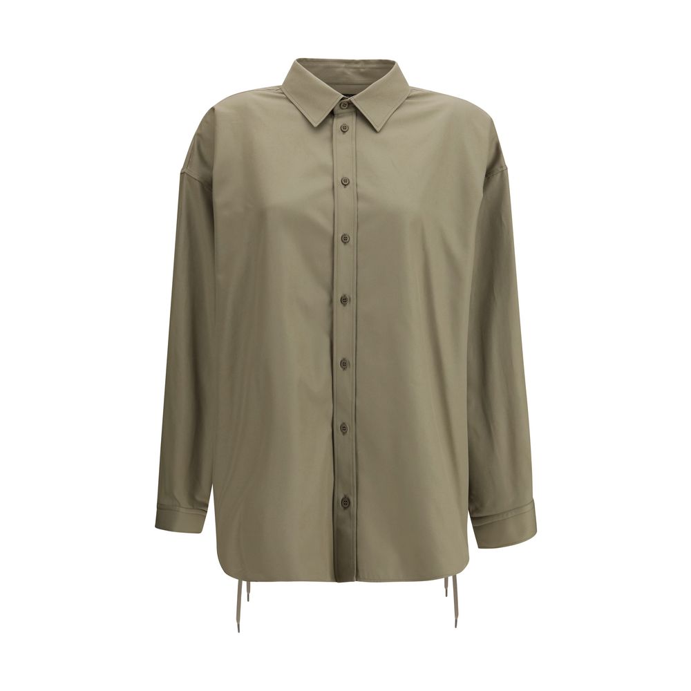 Balenciaga Beige Cotton Shirt Blouse
