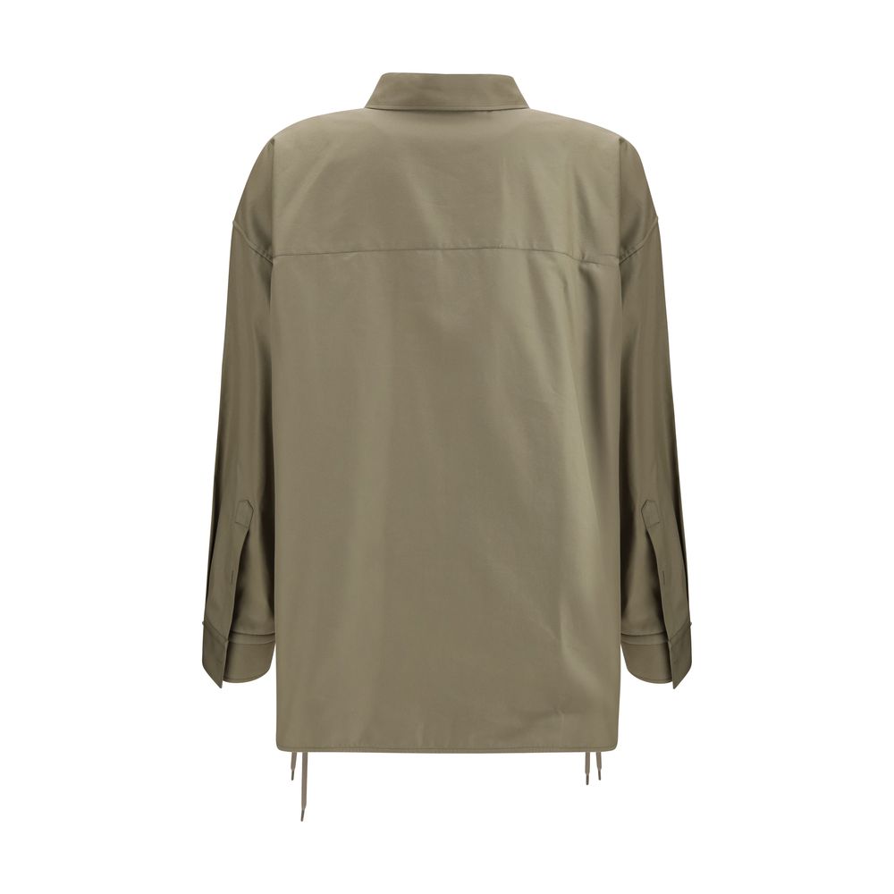Balenciaga Beige Cotton Shirt Blouse-2