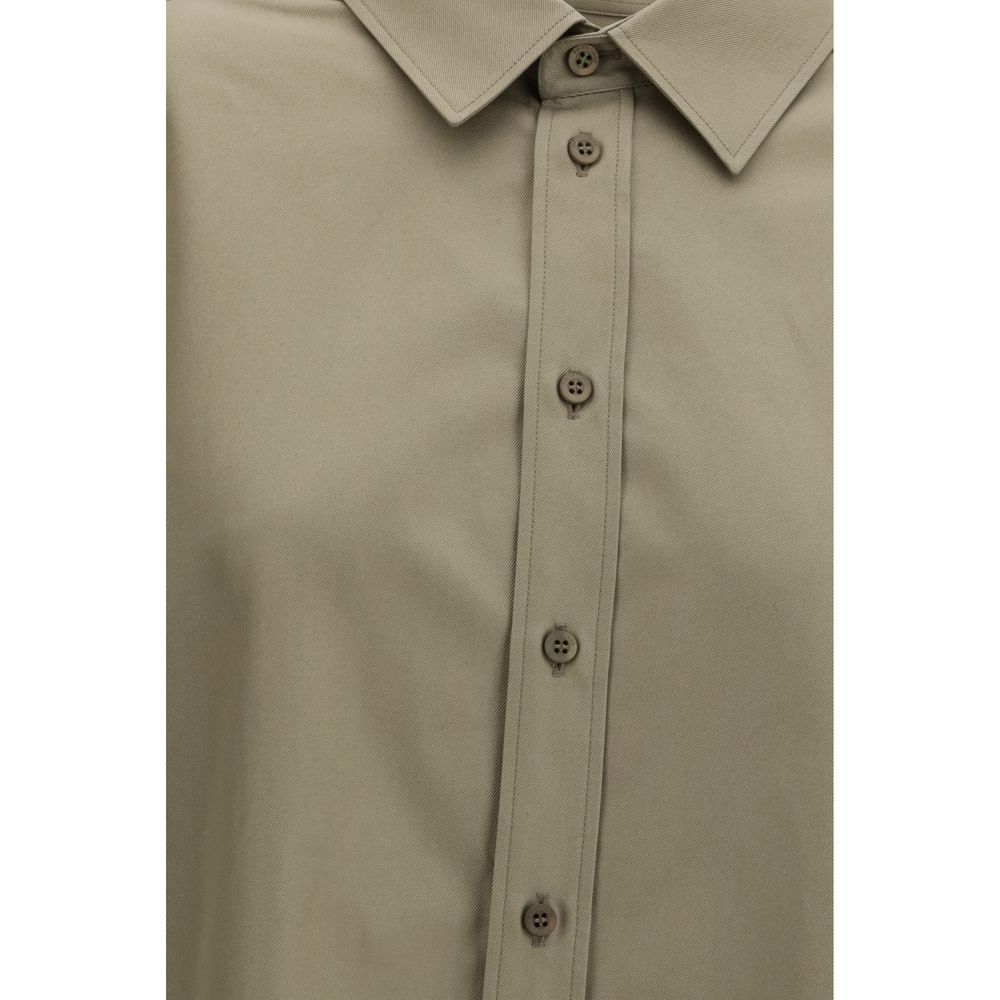 Balenciaga Beige Cotton Shirt Blouse-3