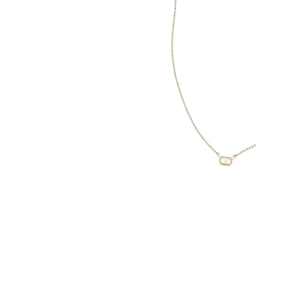 Valentino Garavani Gold Brass Necklace-3