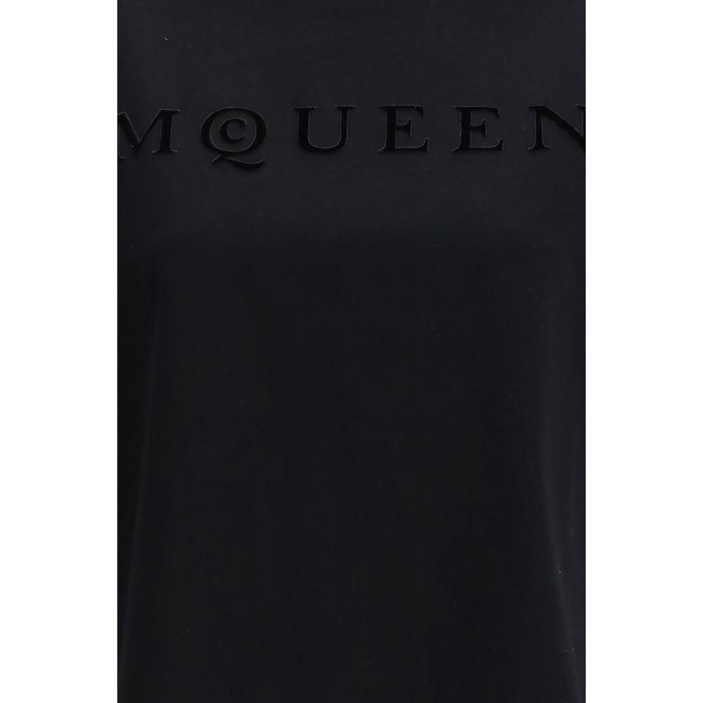 Alexander McQueen Black Cotton T-Shirt-3