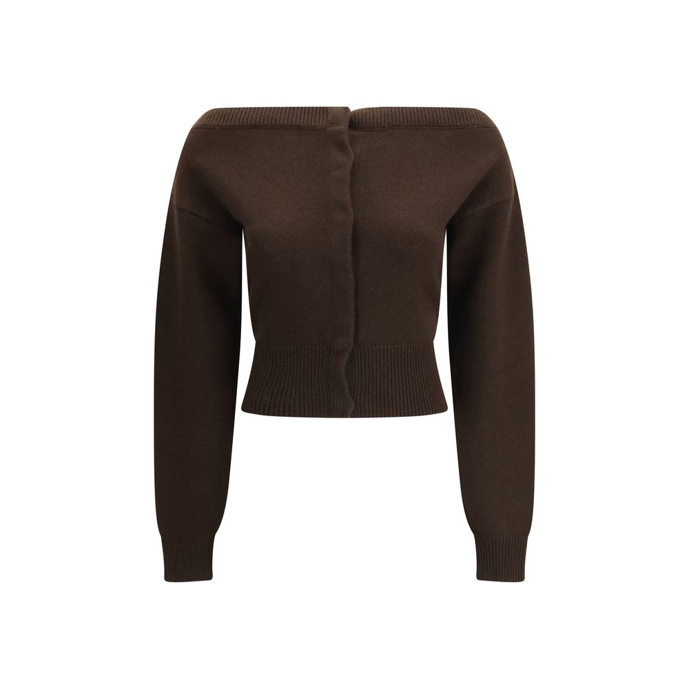 Tom Ford Brauner Kaschmir-Strickjacke-1