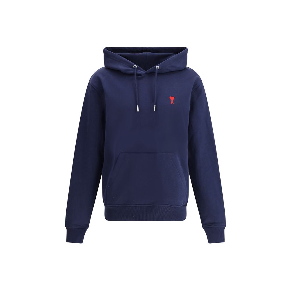 Ami Paris Blue Cotton Sweatshirt-1