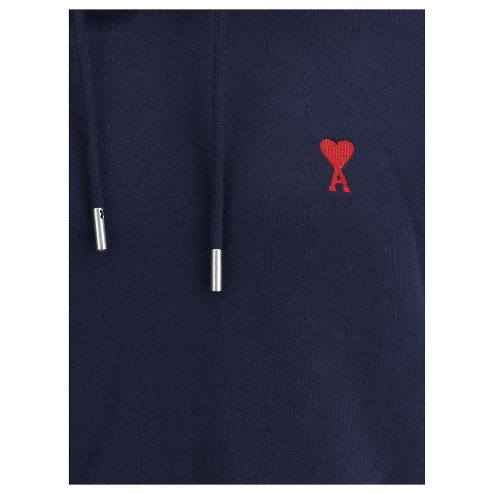 Ami Paris Blue Cotton Sweatshirt-3