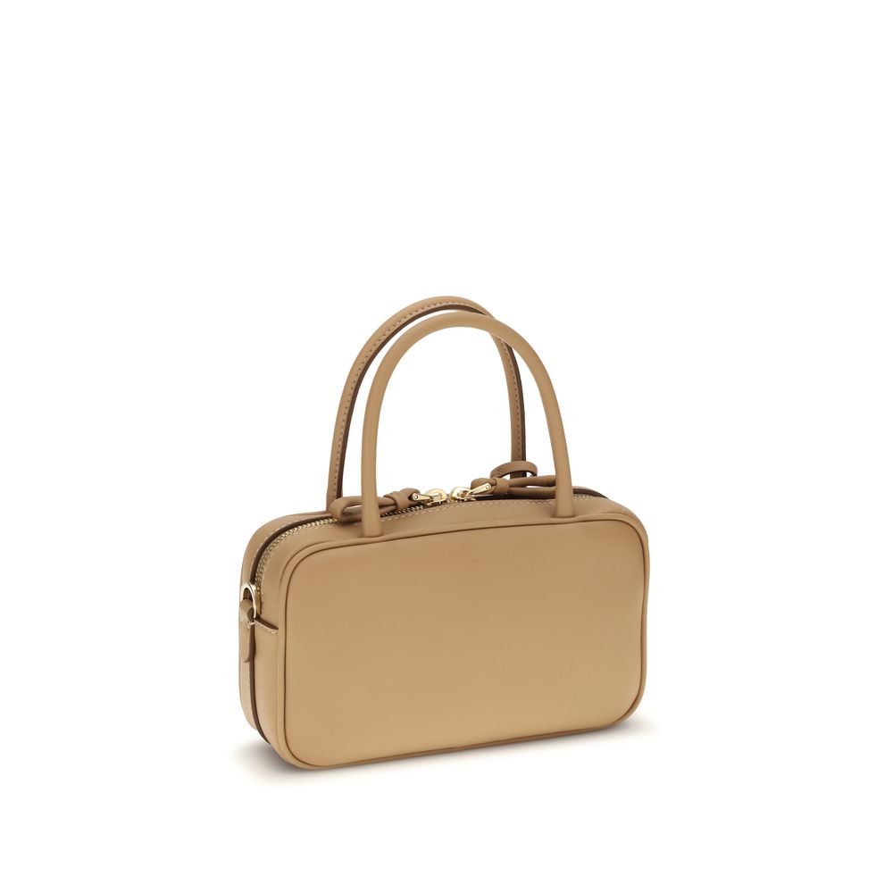 Prada Beige Calf Leather Bos Taurus Handbag-3