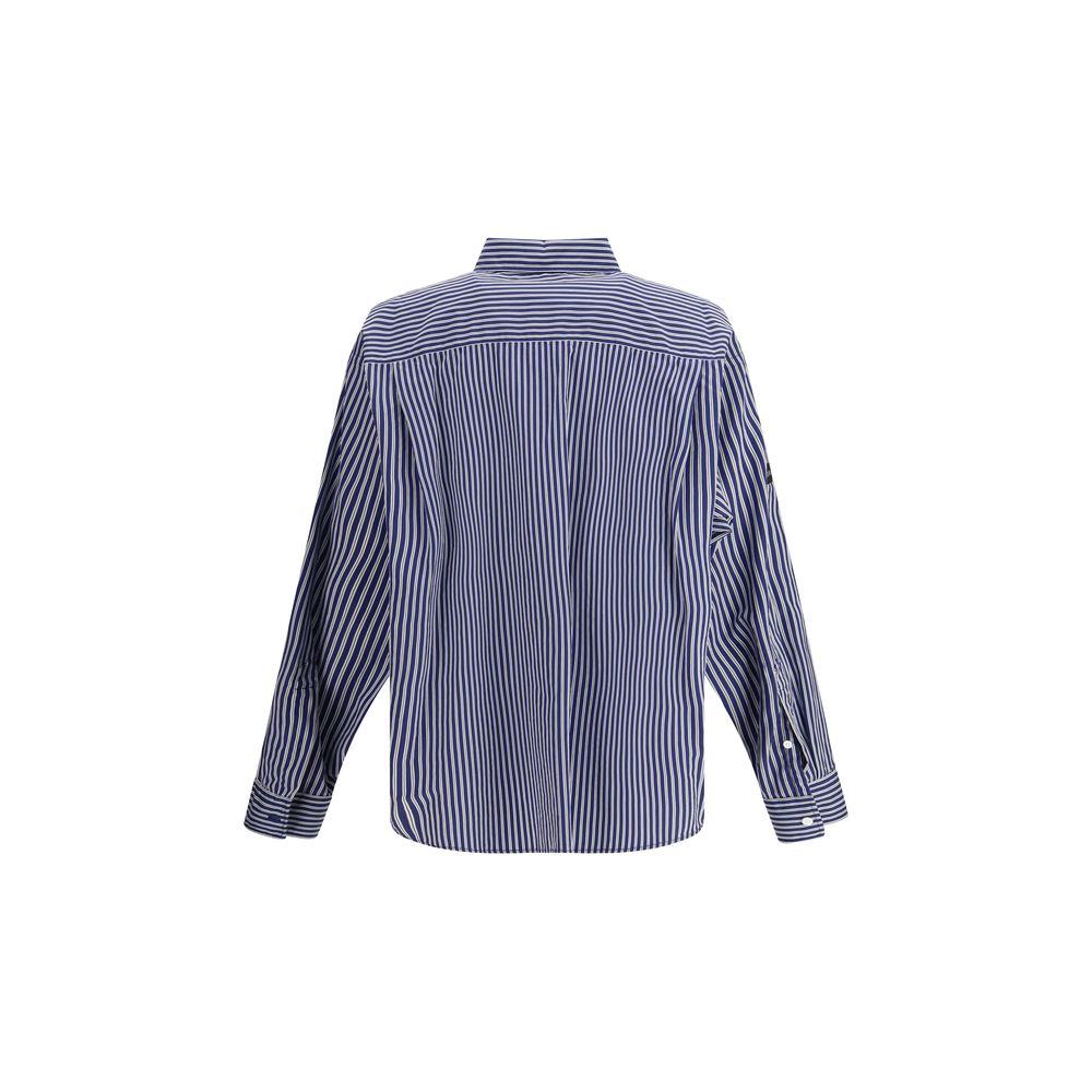Balenciaga Blue Patterned Cotton Shirt-2