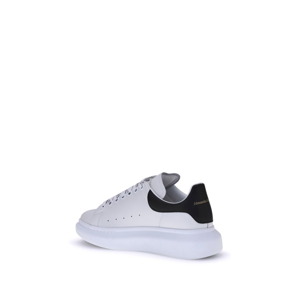Alexander McQueen Weiße Bos Taurus Kalbsleder Plateau-Sneaker-3