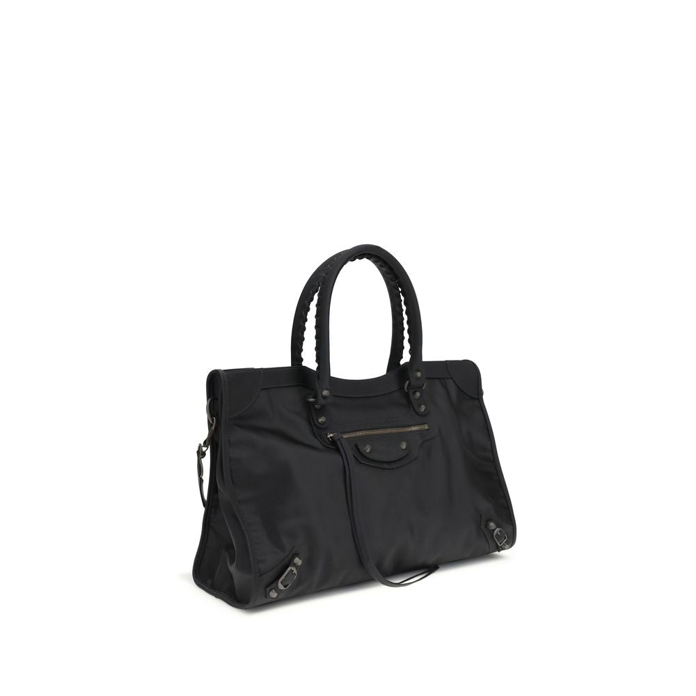 Balenciaga black handbag in polyamide-2