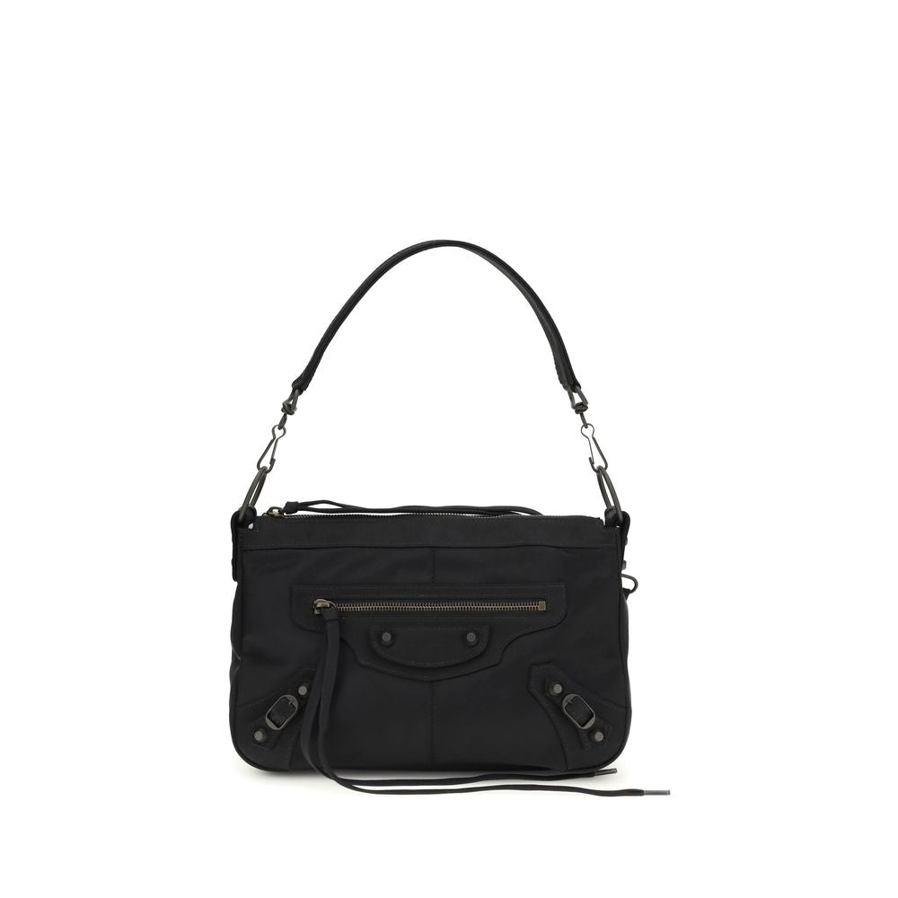 Balenciaga black shoulder bag in polyamide-1