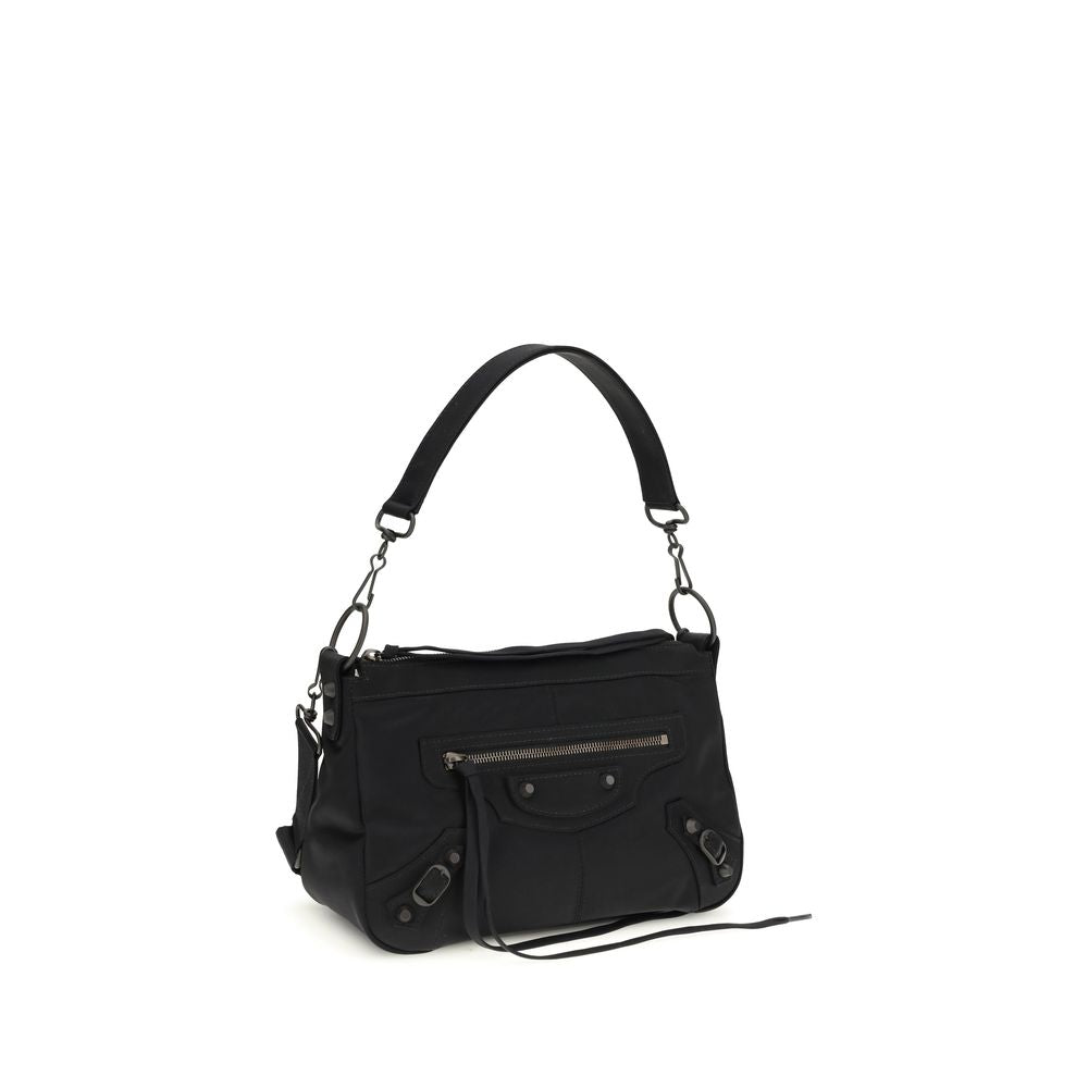Balenciaga black shoulder bag in polyamide-2