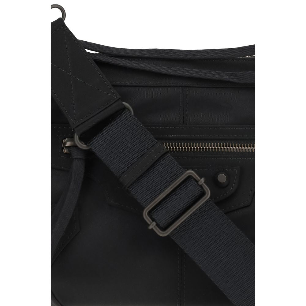 Balenciaga black shoulder bag in polyamide-4