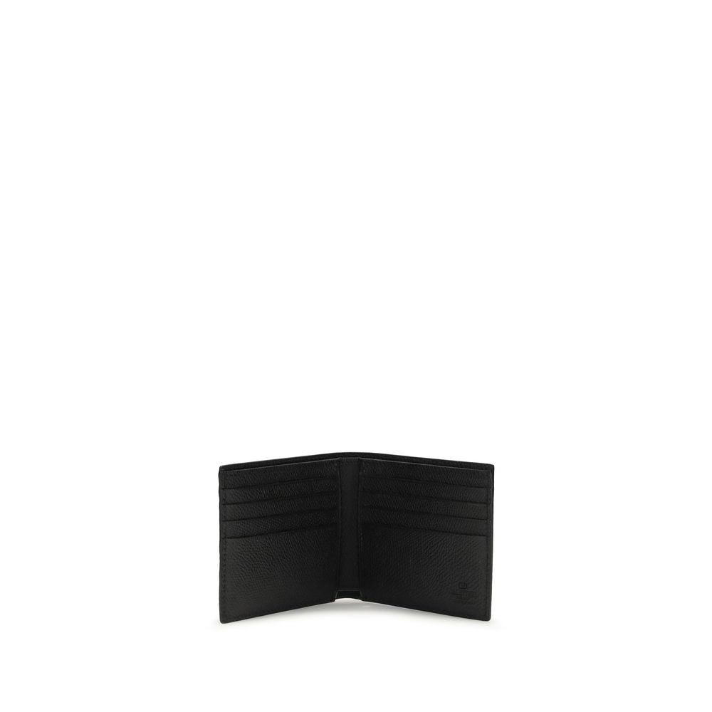 Valentino Garavani Black Calfskin Bos Taurus Wallet-3
