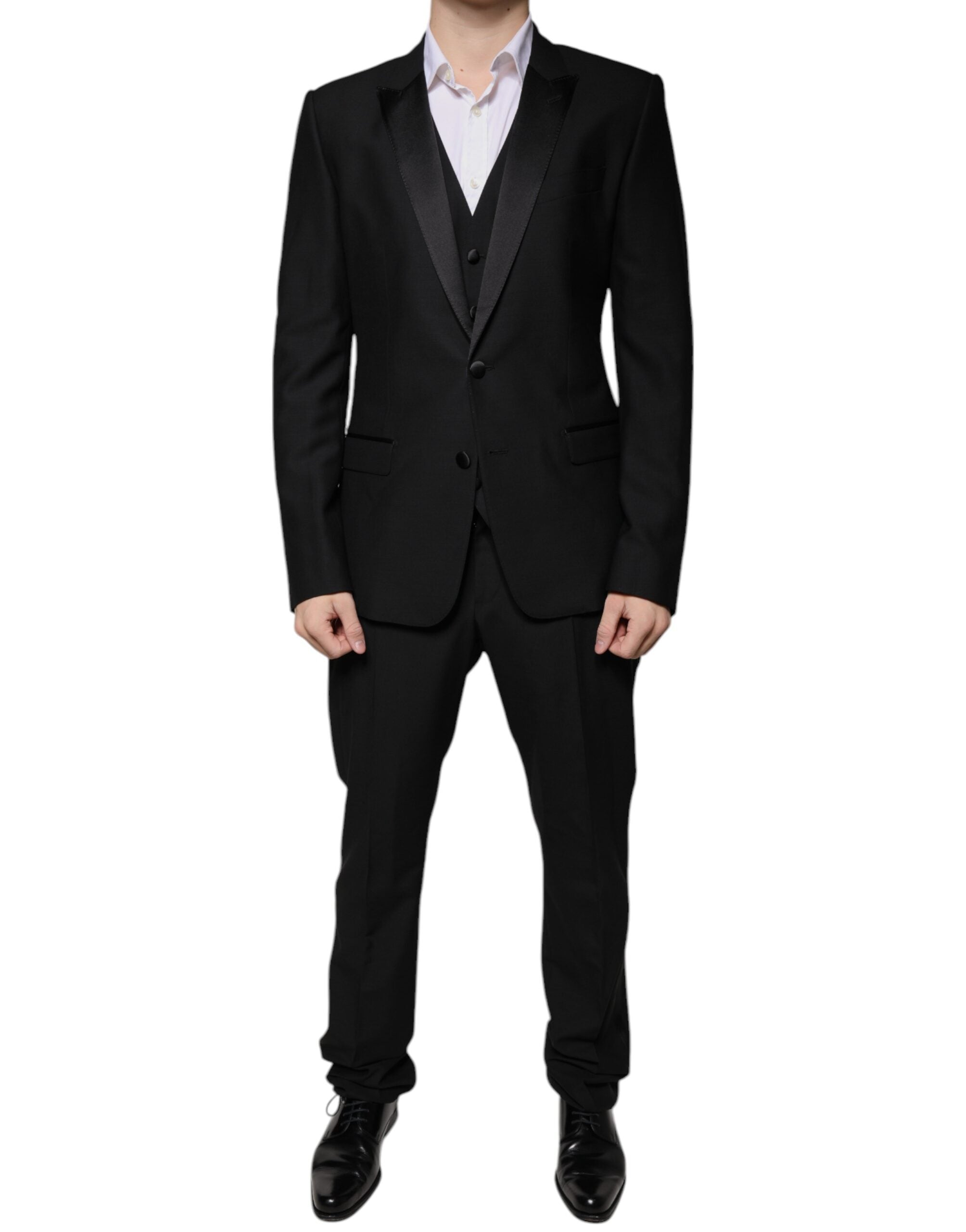 Dolce & Gabbana Schwarzer Smoking aus Schurwolle-1