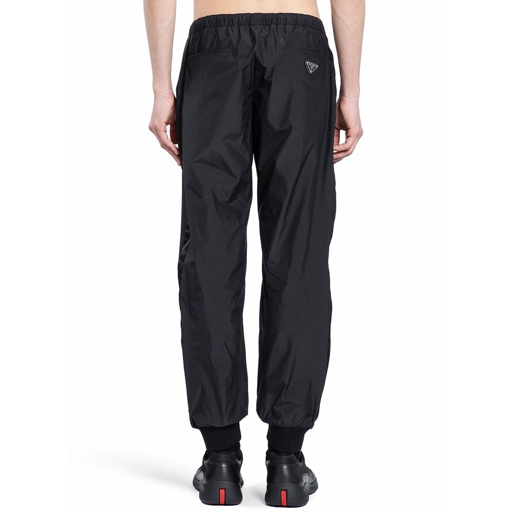 Prada Black Nylon Track Pants (Joggers)-3