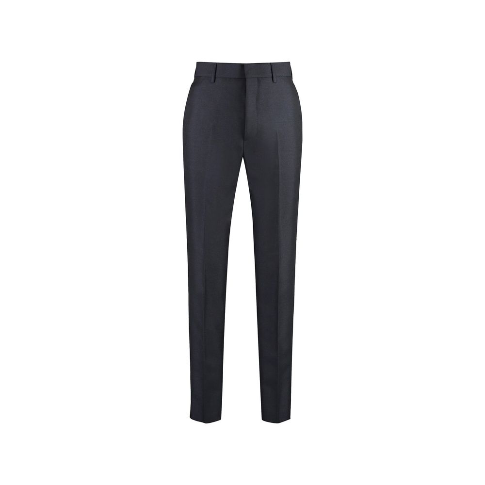 Prada Blue Mohair Suit Trousers