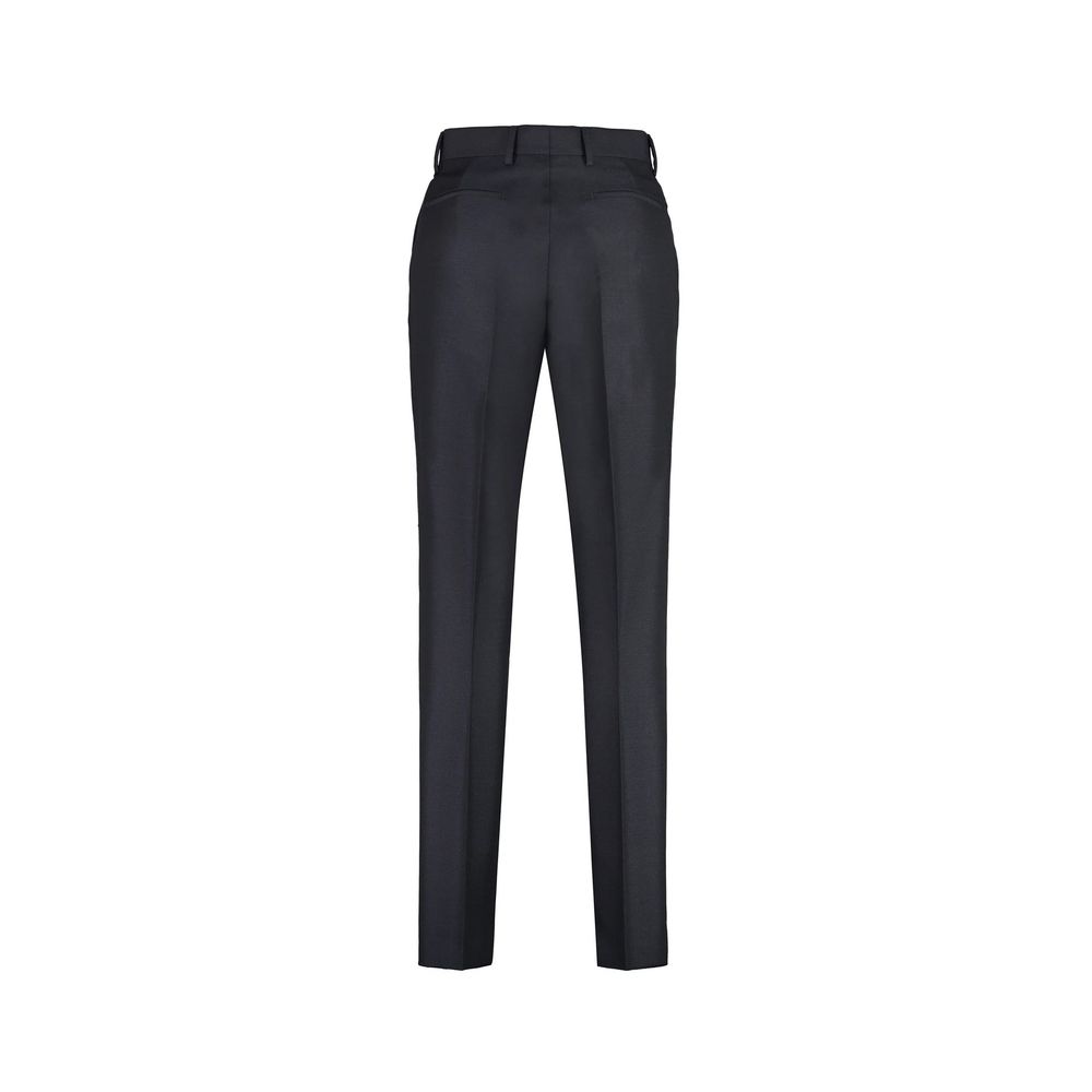 Prada Blue Mohair Suit Trousers-3