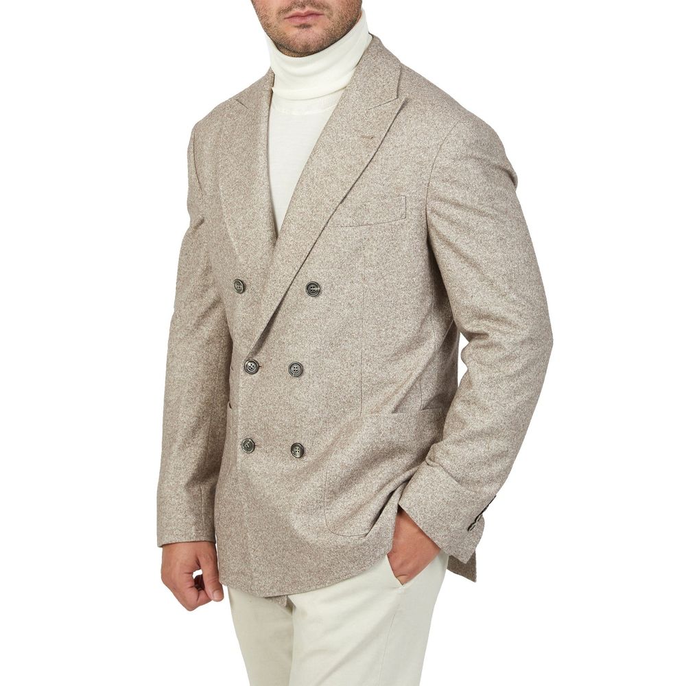 Brunello Cucinelli Beige Cashmere Coat-2